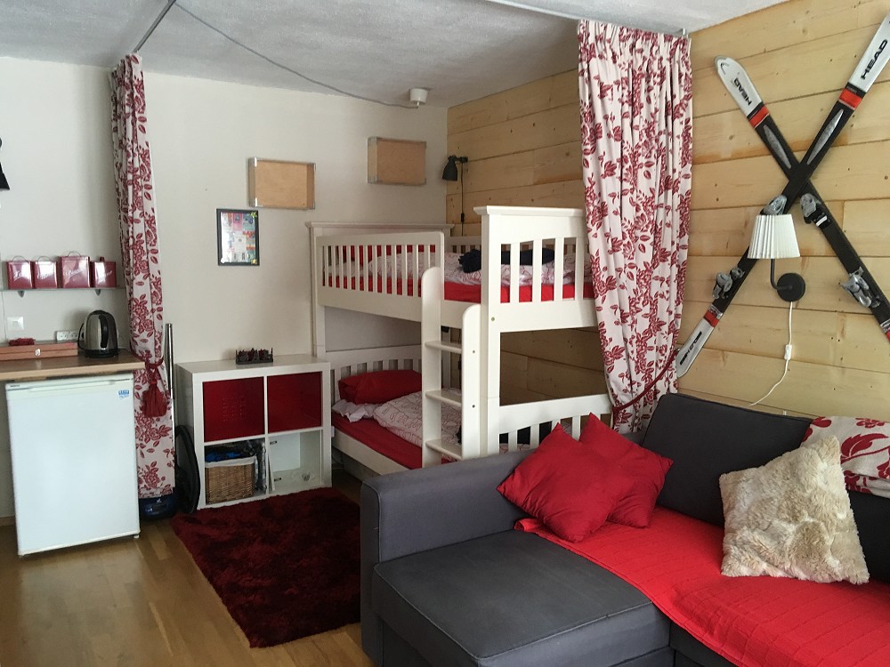 Bunk bead sleeping area