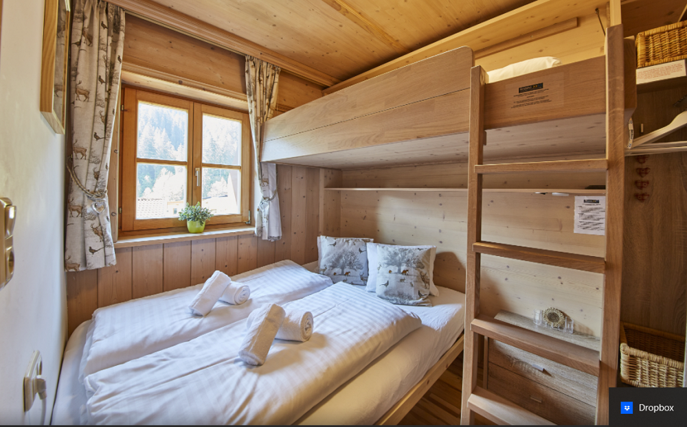 Bedroom 2 - Double bed + single fold-down single - sleeps 3