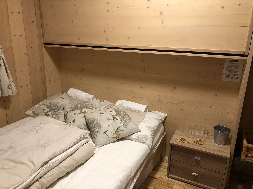2nd bedroom with Double bed + single fold down bed - sleeps 3